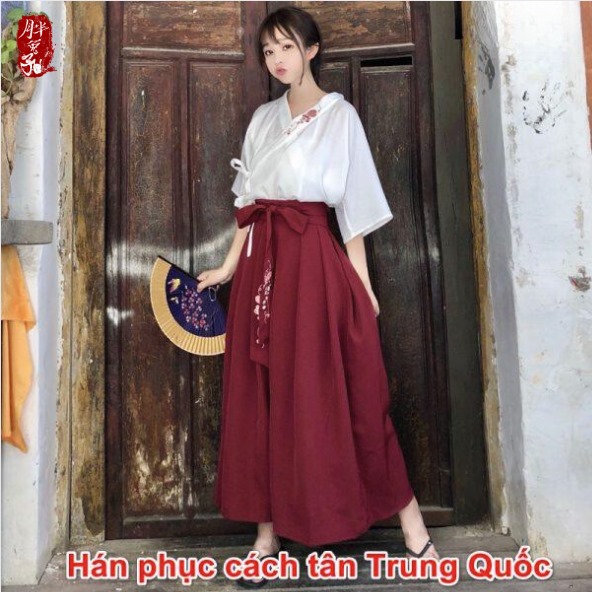 Hán phục cách tân nữ kết hợp truyền thống và hiện đại 12 Han phuc cach tan nu ket hop truyen thong va hien dai7